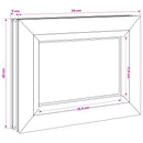 vidaXL Pince ablak RISOR 35 x 30 cm PVC és Üveg