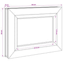 vidaXL Pince ablak RISOR 40 x 30 cm PVC és Üveg