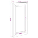 vidaXL Pince ablak RISOR 35 x 70 cm PVC és Üveg