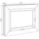 vidaXL Pince ablak RISOR 40 x 35 cm PVC és Üveg