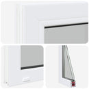 vidaXL Pince ablak RISOR 30 x 45 cm PVC és Üveg