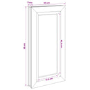 vidaXL Pince ablak RISOR 30 x 55 cm PVC és Üveg