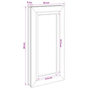 vidaXL Pince ablak RISOR 30 x 80 cm PVC és Üveg