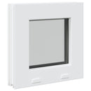 vidaXL Pince ablak RISOR 30 x 30 cm PVC és Üveg
