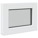 vidaXL Pince ablak RISOR 35 x 30 cm PVC és Üveg