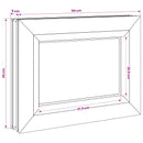 vidaXL Pince ablak RISOR 50 x 35 cm PVC és Üveg