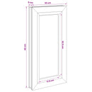 vidaXL Pince ablak RISOR 30 x 45 cm PVC és Üveg