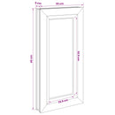 vidaXL Pince ablak RISOR 35 x 45 cm PVC és Üveg