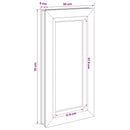 vidaXL Pince ablak RISOR 30 x 70 cm PVC és Üveg