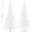 vidaXL Fából készült Karácsonyfa KOTKA 240 cm Tömör Fenyőfa