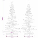 vidaXL Fából készült Karácsonyfa KOTKA 150 cm Tömör Fenyőfa