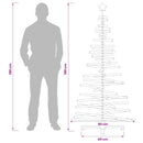 vidaXL Fából készült Karácsonyfa KOTKA 180 cm Tömör Fenyőfa