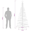 vidaXL Fából készült Karácsonyfa KOTKA 240 cm Tömör Fenyőfa