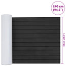 vidaXL Csónak Szőnyeg Csíkos Sötét Szürke és Fekete 240 x 60 cm EVA