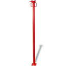 vidaXL Acrow Támprop Piros 280 x 12 x 12 cm Acél festett felülettel