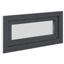 vidaXL Pinceablak RISOR 80 x 40 cm PVC és Üveg Antracitszürke