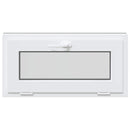 vidaXL Pinceablak RISOR 80 x 40 cm PVC és Üveg Antracitszürke