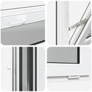 vidaXL Pinceablak RISOR 80 x 40 cm PVC és Üveg Antracitszürke