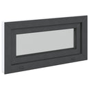 vidaXL Pinceablak RISOR 80 x 40 cm PVC és Üveg Antracitszürke