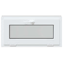 vidaXL Pinceablak RISOR 80 x 40 cm PVC és Üveg Antracitszürke