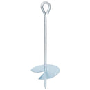 vidaXL Földi horgony 6 pcs Ezüst Ø10 x 30 cm Galvanizált fém