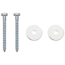 vidaXL Földi horgony 2 pcs Ezüst Ø10 x 40 cm Galvanizált fém