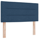 vidaXL Boxspring ágy matraccal fejtámlával Kék 120 x 200 cm Szövet