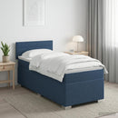 vidaXL Boxspring ágy matraccal és LED-del Krémszínű 100 x 200 cm