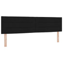 vidaXL Boxspring ágy matraccal fejtámlával Fekete 180 x 200 cm Szövet