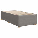 vidaXL Boxspring ágy matraccal fejtámlával Tópszínű 80 x 200 cm Szövet