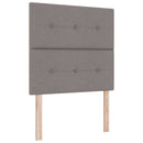vidaXL Boxspring ágy matraccal fejtámlával Tópszínű 90 x 190 cm Szövet