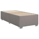 vidaXL Boxspring ágy matraccal fejtámlával Tópszínű 90 x 190 cm Szövet