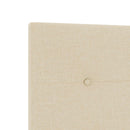 vidaXL Boxspring ágy matraccal Krémszínű 90 x 190 cm Szövet