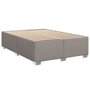 vidaXL Boxspring ágy matraccal Tópszínű 140 x 190 cm Szövet