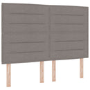 vidaXL Boxspring ágy matraccal Tópszínű 140 x 200 cm Szövet