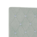 vidaXL Boxspring ágy matraccal Világosszürke 120 x 200 cm Bársony