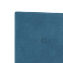 vidaXL Boxspring ágy matraccal fejtámlával Kék 180 x 200 cm Bársony