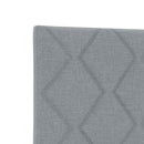 vidaXL Boxspring ágy matraccal Világosszürke 100 x 200 cm Szövet