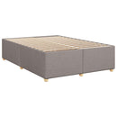 vidaXL Boxspring ágy matraccal Tópszínű 160 x 200 cm Szövet