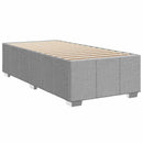 vidaXL Boxspring ágy matraccal Világosszürke 80 x 200 cm Szövet