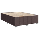 vidaXL Boxspring ágy matraccal Tópszínű 160 x 200 cm Szövet
