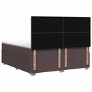 vidaXL Boxspring ágy matraccal Tópszínű 160 x 200 cm Szövet