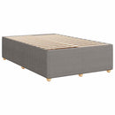 vidaXL Boxspring ágy matraccal fejtámlával Tópszínű 80 x 200 cm Szövet