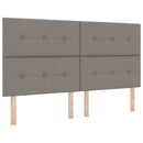 vidaXL Boxspring ágy matraccal Tópszínű 180 x 200 cm Szövet