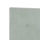 vidaXL Boxspring ágy matraccal Világosszürke 180 x 200 cm Bársony