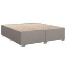 vidaXL Boxspring ágy matraccal Tópszínű 180 x 200 cm Szövet