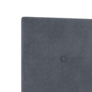 vidaXL Boxspring ágy matraccal Sötétszürke 120 x 200 cm Bársony