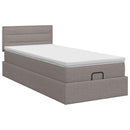 vidaXL Óriáságy matraccal fejtámlával Tópszínű 80 x 200 cm Szövet