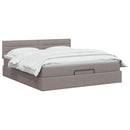 vidaXL Óriáságy matraccal fejtámlával Tópszínű 140 x 190 cm Szövet