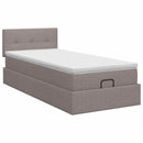 vidaXL Óriáságy matraccal fejtámlával Tópszínű 90 x 190 cm Szövet